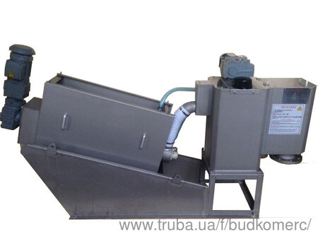 Шнековый дегидратор (обезвоживатель) осадка